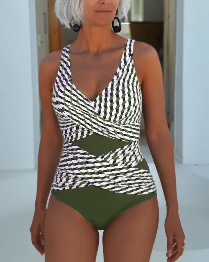 Amélie | One-Piece Cross-Design Swimsuit