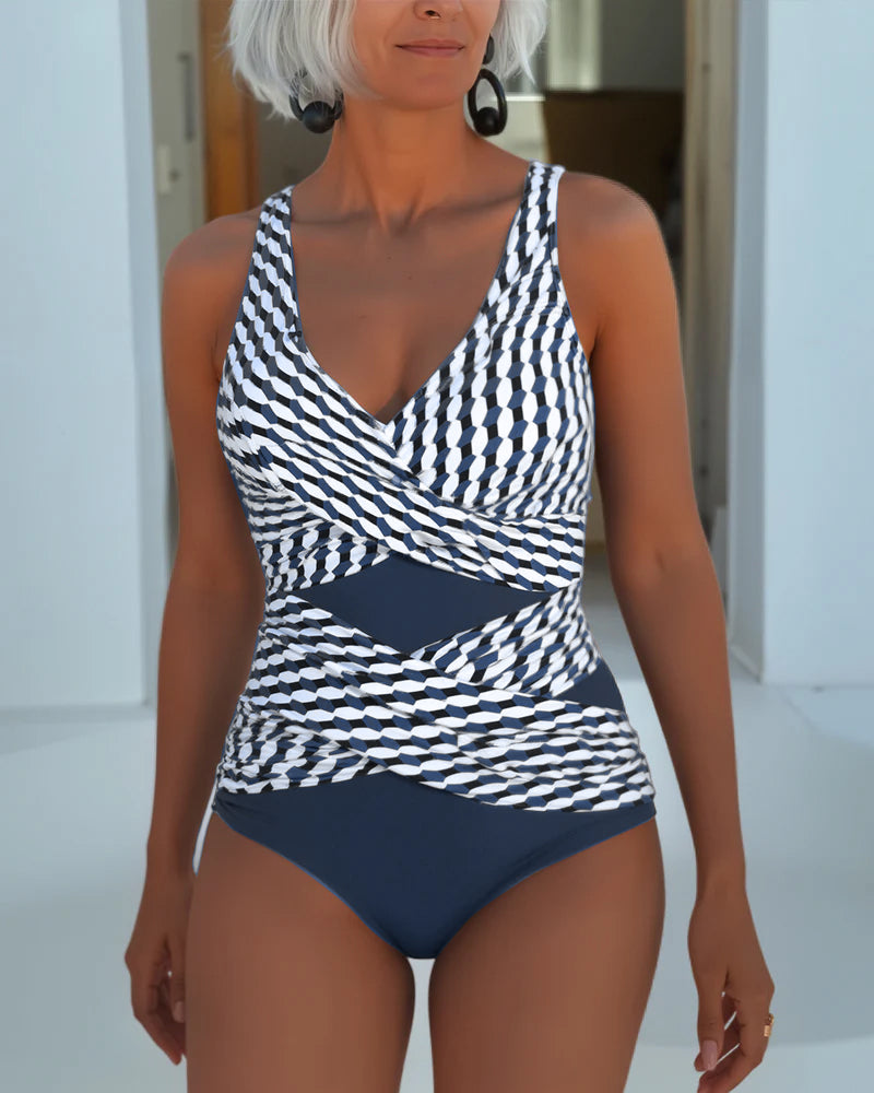 Amélie | One-Piece Cross-Design Swimsuit