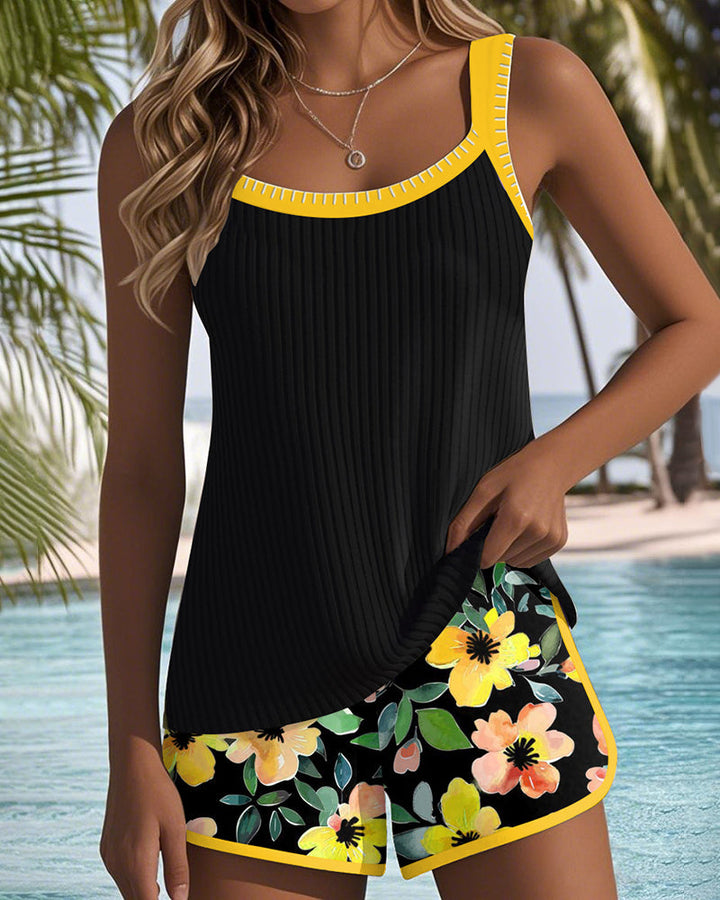 Mathilde | Two-Piece Beach Tankini Set