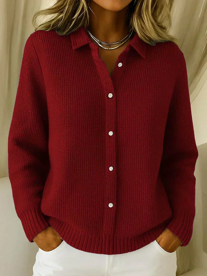 Katrina™ | Textured Button-Knit Cardigan