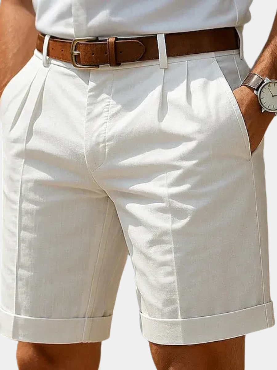 Cian | Pleated Summer Shorts for Men