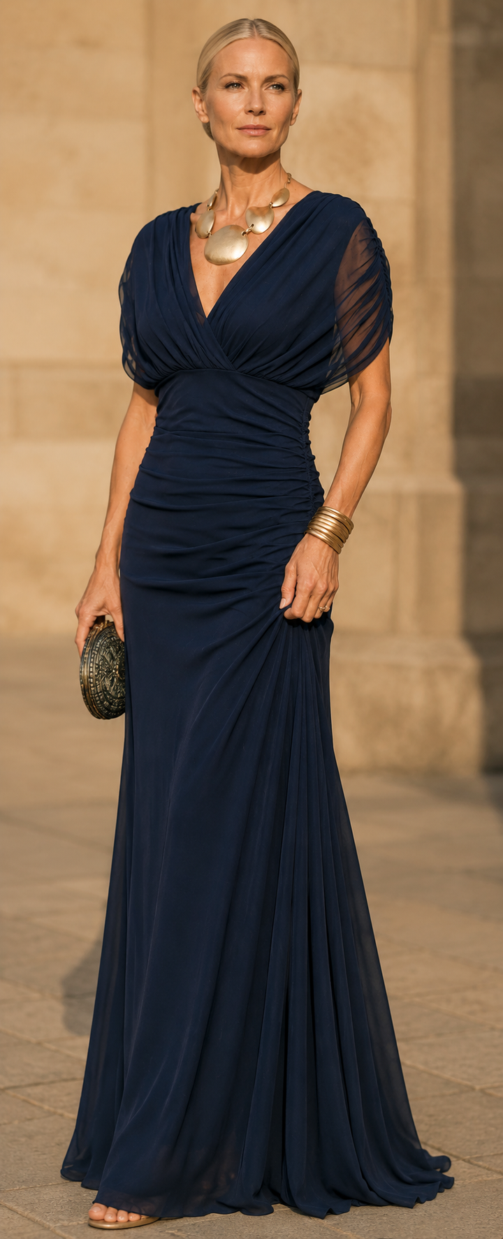 Avery | Elegant Blue Dress