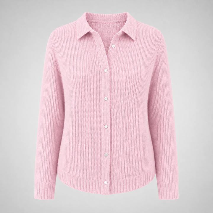 Katrina™ | Textured Button-Knit Cardigan