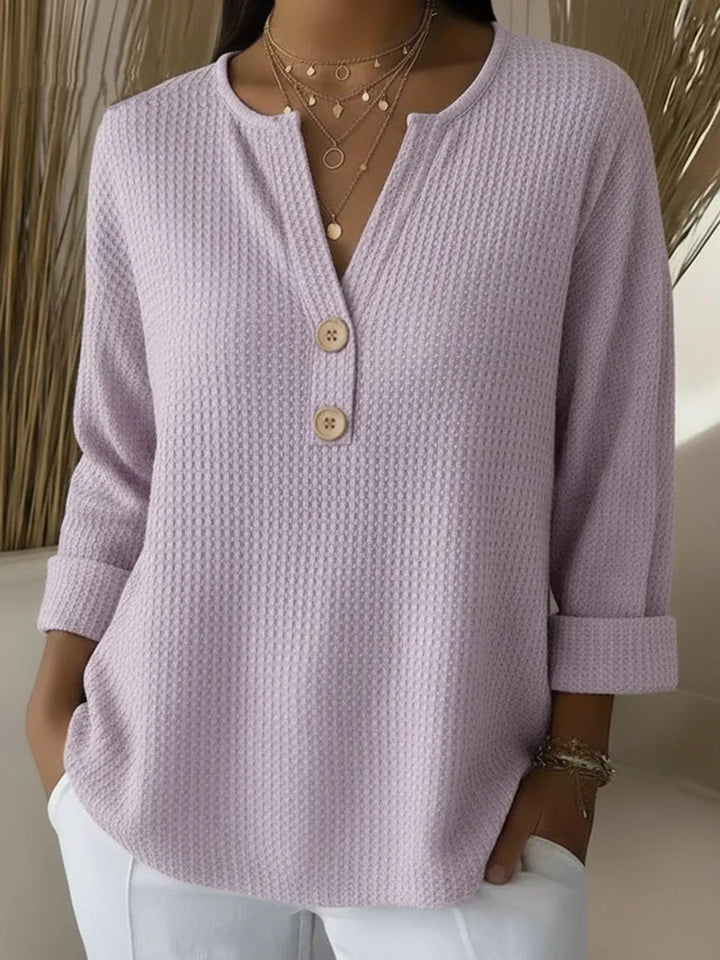 LUCINDA | BLUZKA Z GUZIKAMI HENLEY
