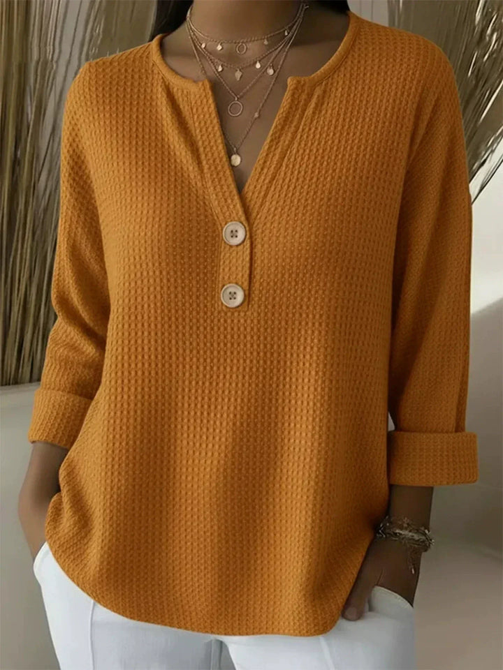 LUCINDA | BLUZKA Z GUZIKAMI HENLEY