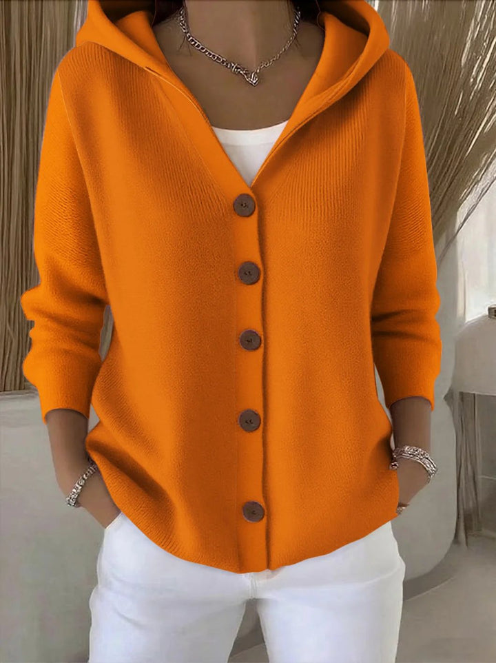 Zoé™ | Soft Hooded Knit Cardigan