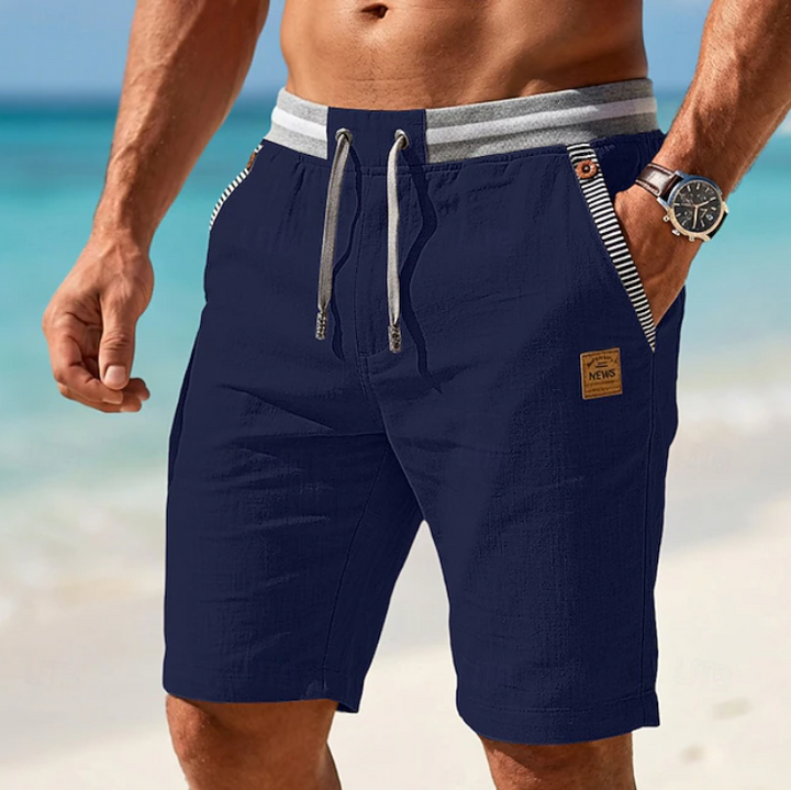 Luke | Men's Lightweight Linen Summer Shorts