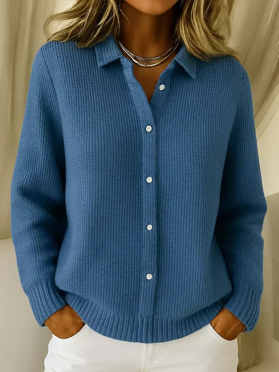 Katrina™ | Textured Button-Knit Cardigan