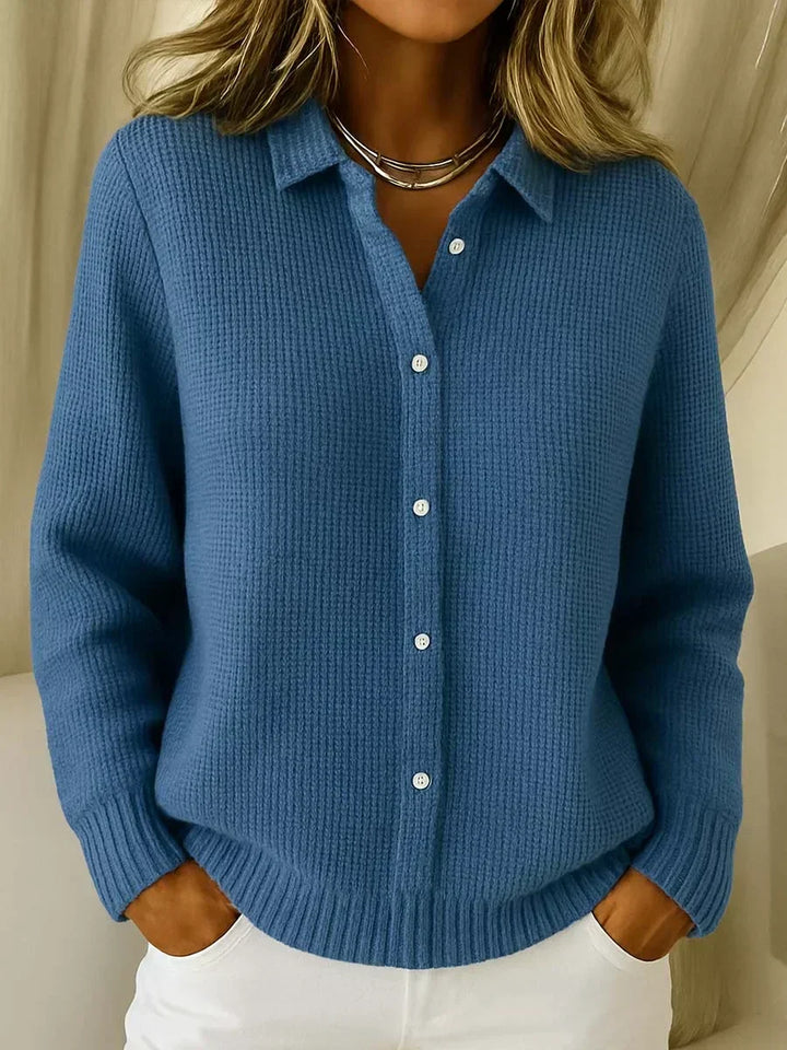 Katrina™ | Textured Button-Knit Cardigan