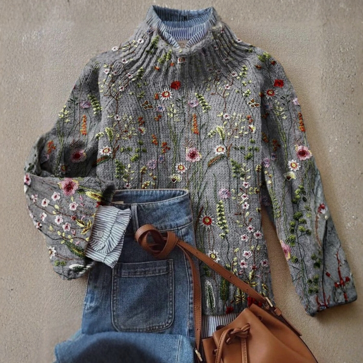 Maurine | Elegancki sweter w stylu vintage