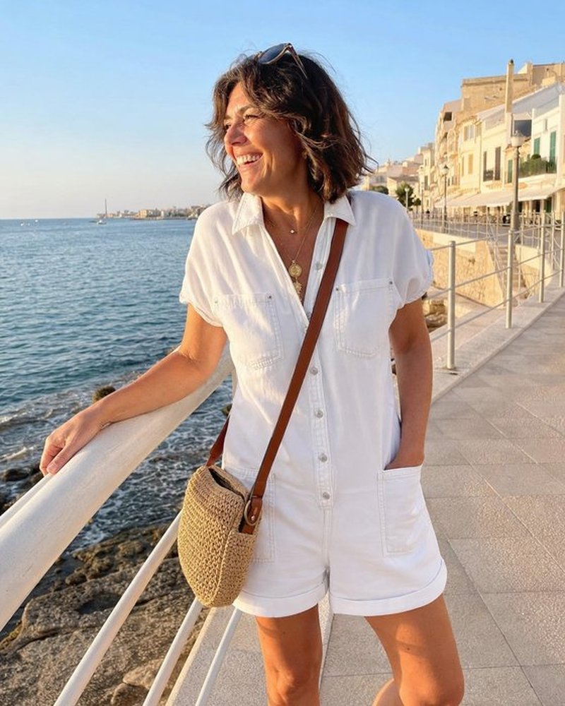 Harper | Denim Playsuit